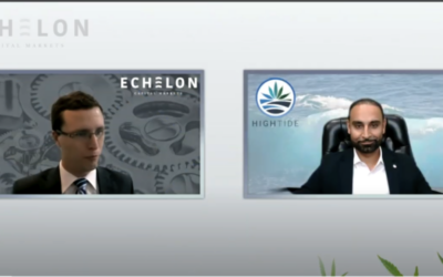 Raj Grover, President & CEO of High Tide with Echelon Wealth Partners
